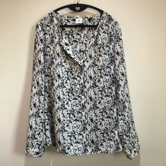 Cabi Shirt Medium Shatter Blouse Top Popover Style 3094 Career - Picture 1 of 12